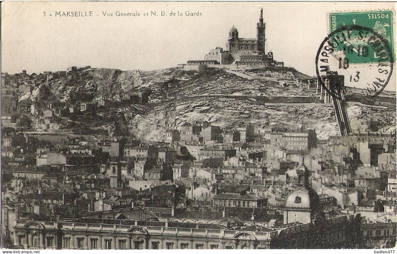 13 - MARSEILLE - Vue Générale Et N.D. De La Garde - Unclassified