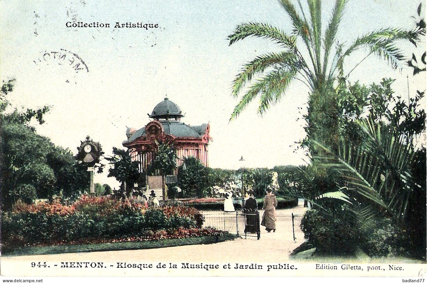 06 - MENTON - Kiosque à Musique Et Jardin Public - Menton