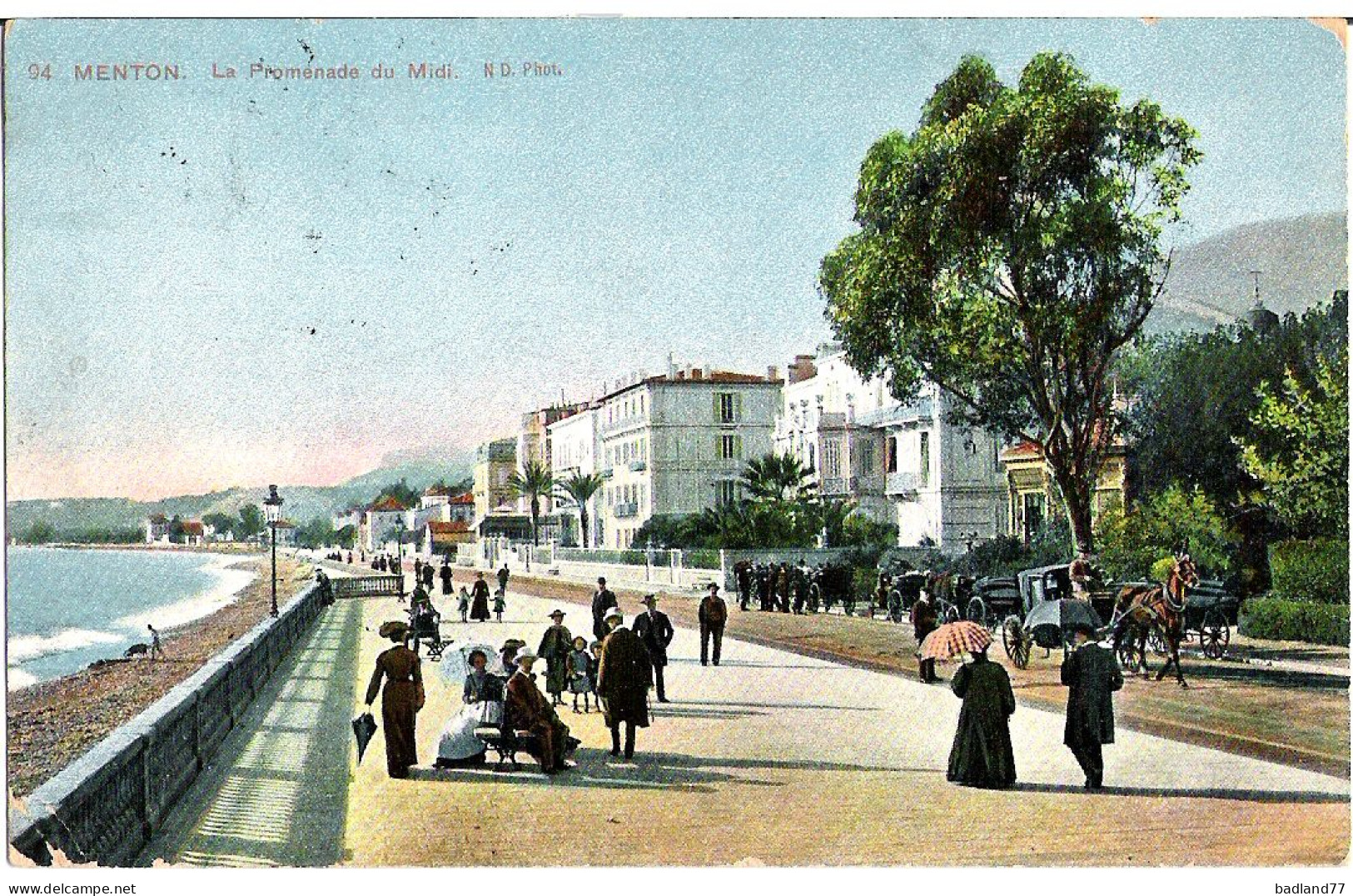 06 - MENTON - La Promenade Du Midi - Menton