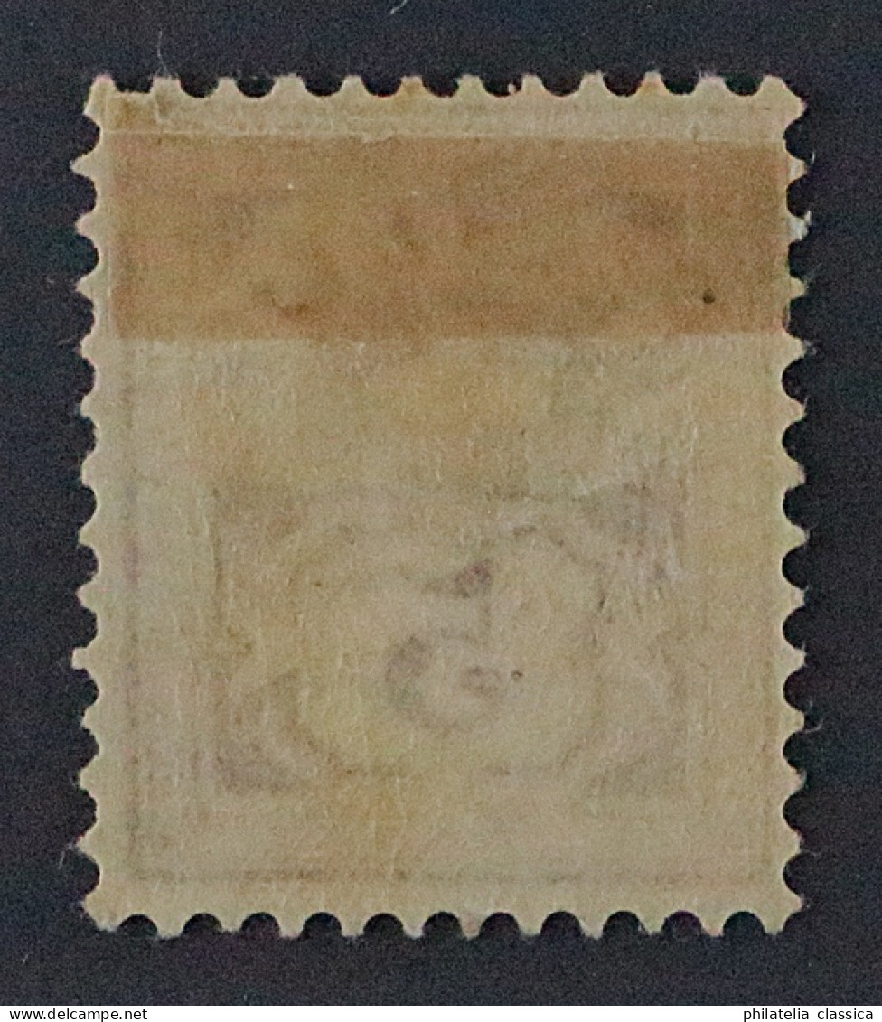 Schweiz  46 *  Ziffer 5 Rp. Weißes Papier, Ungebraucht, Fotobefund, KW 1100,- € - Unused Stamps