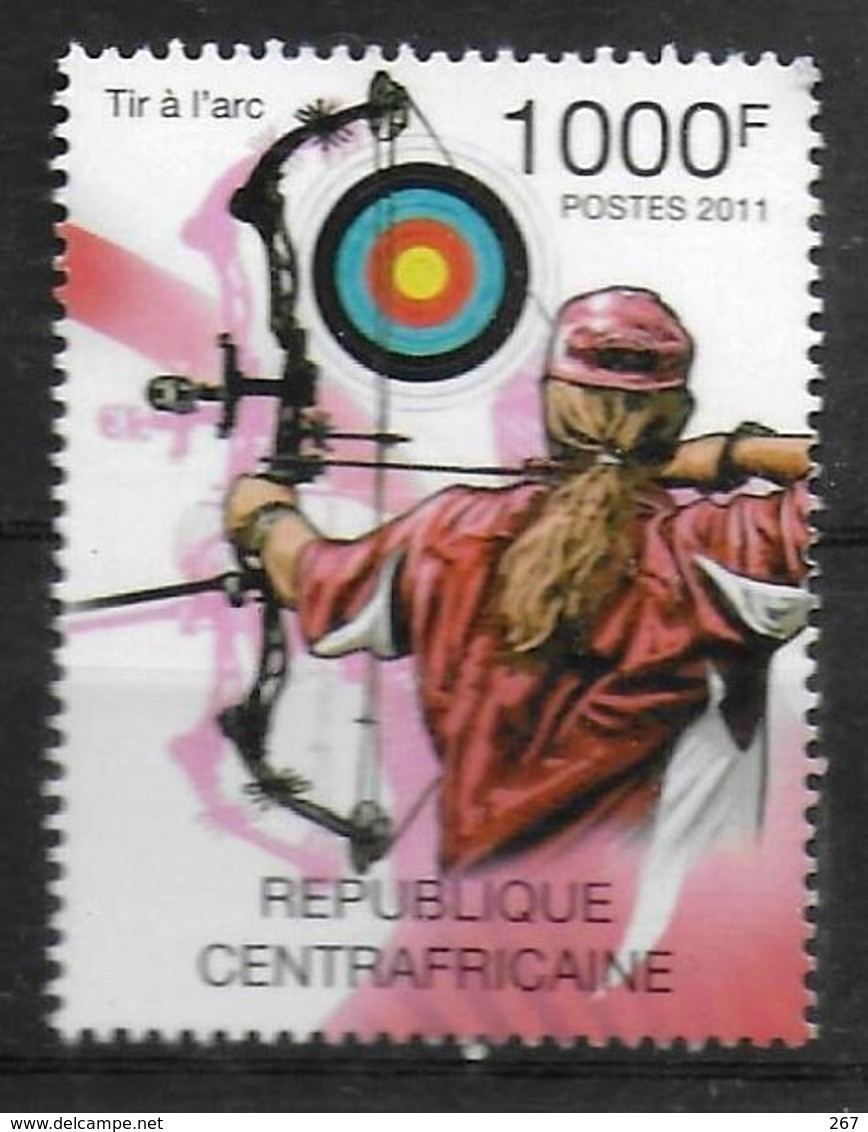 CENTRAFRIQUE  N° 2085  * *  Jo 2012  Tir A L Arc - Archery