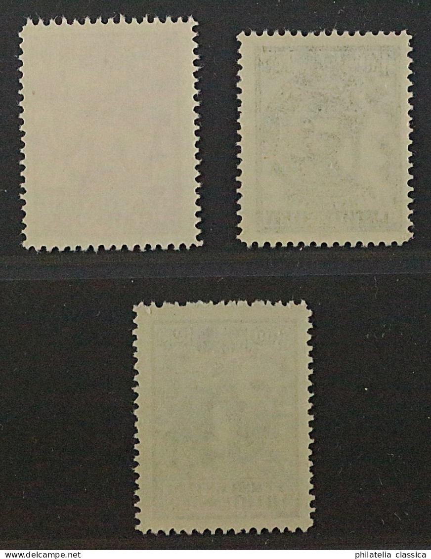 1932, LIECHTENSTEIN 116-18 ** Jugendfürsorge Komplett, Postfrisch, 220,-€ - Unused Stamps