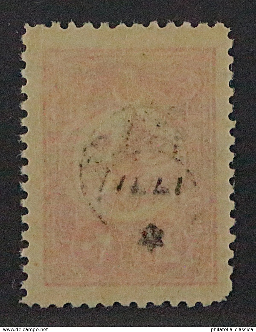 1915, TÜRKEI 338 II K ** Kriegswaisen Aufdruck KOPFSTEHEND, Postfrisch SELTEN - Unused Stamps