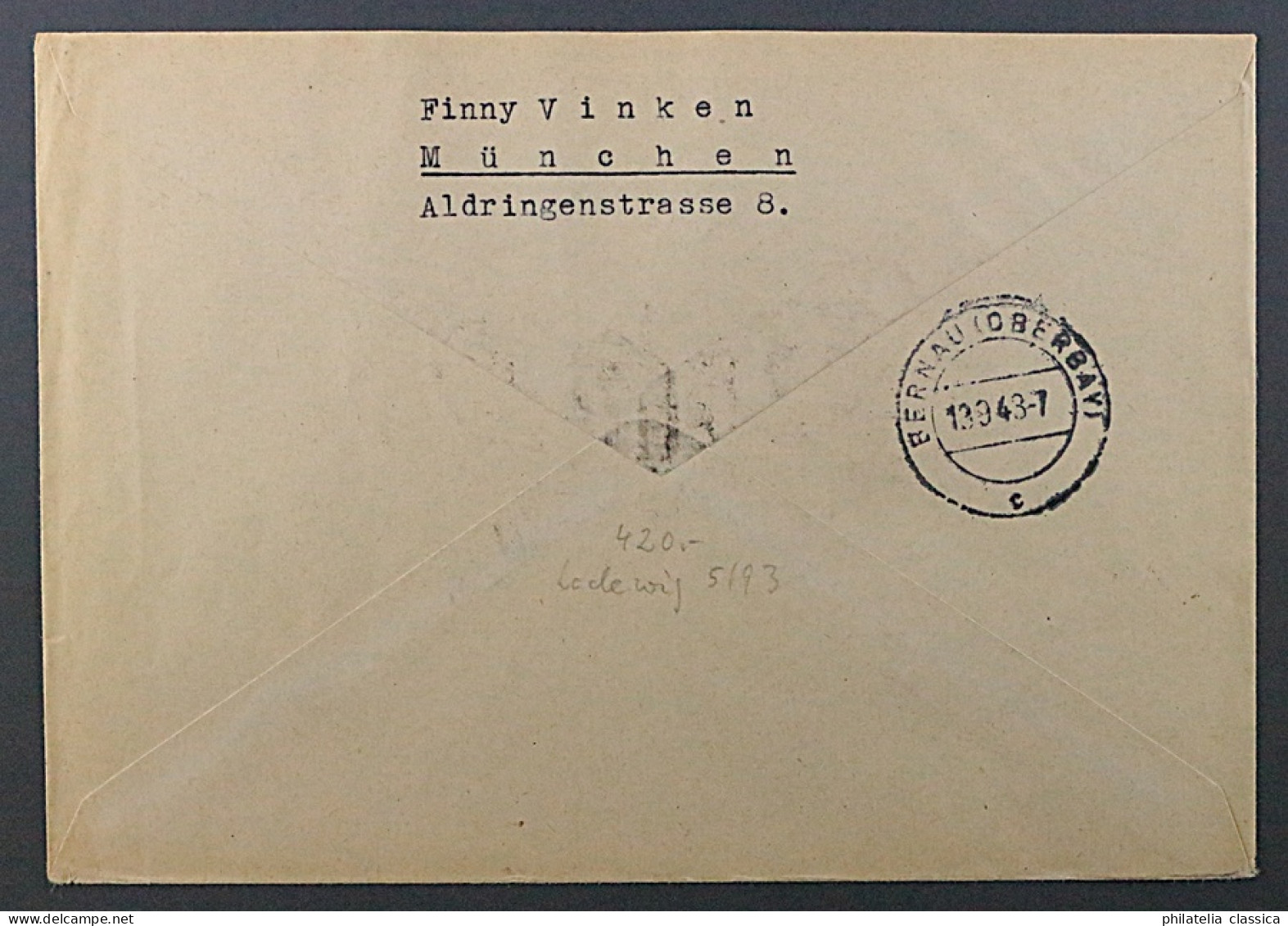 BIZONE IV/II, Ziffer 5 Pfg Netzaufdruck Auf R-Brief, Fotoattest, SELTEN, 500,-€+ - Briefe U. Dokumente