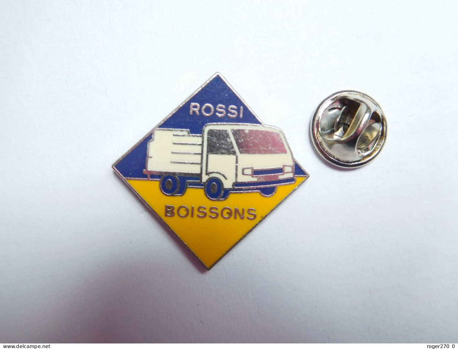 Beau Pin's En EGF , Transport Camion , Rossi Boissons , Marseille , Signé Beraudy - Dranken