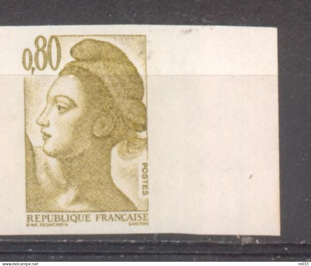 0,80 F Liberté De Gandon YT 2241 De 1982 Sans Trace De Charnière - Non Classificati