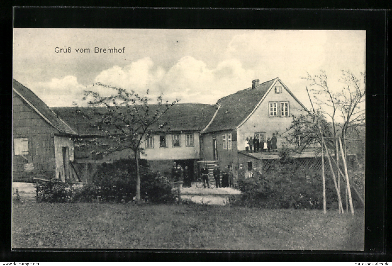 AK Bremhof I. Odenwald, Ortspartie Mit Grossem Anwesen  - Odenwald