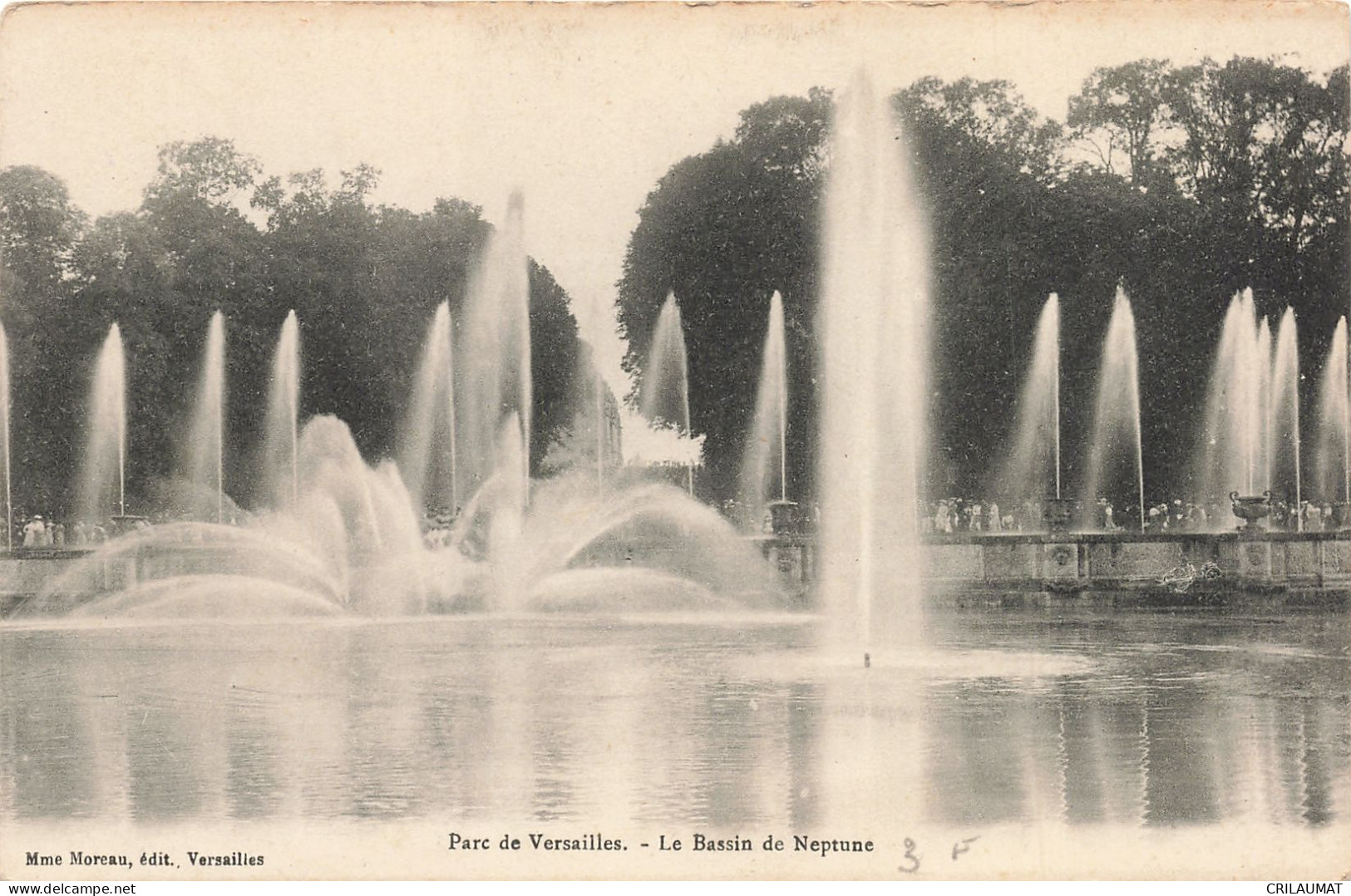 78-VERSAILLES LE PARC BASSIN DE NEPTUNE-N°T5268-C/0025 - Versailles (Castillo)