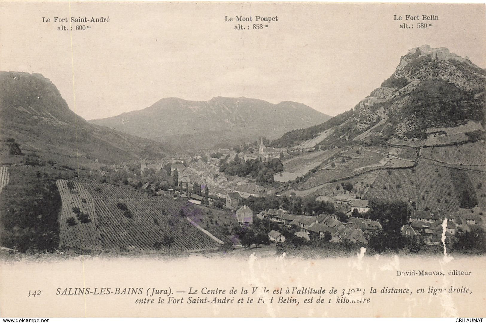 39-SALINS LES BAINS-N°T5268-B/0349 - Sonstige & Ohne Zuordnung