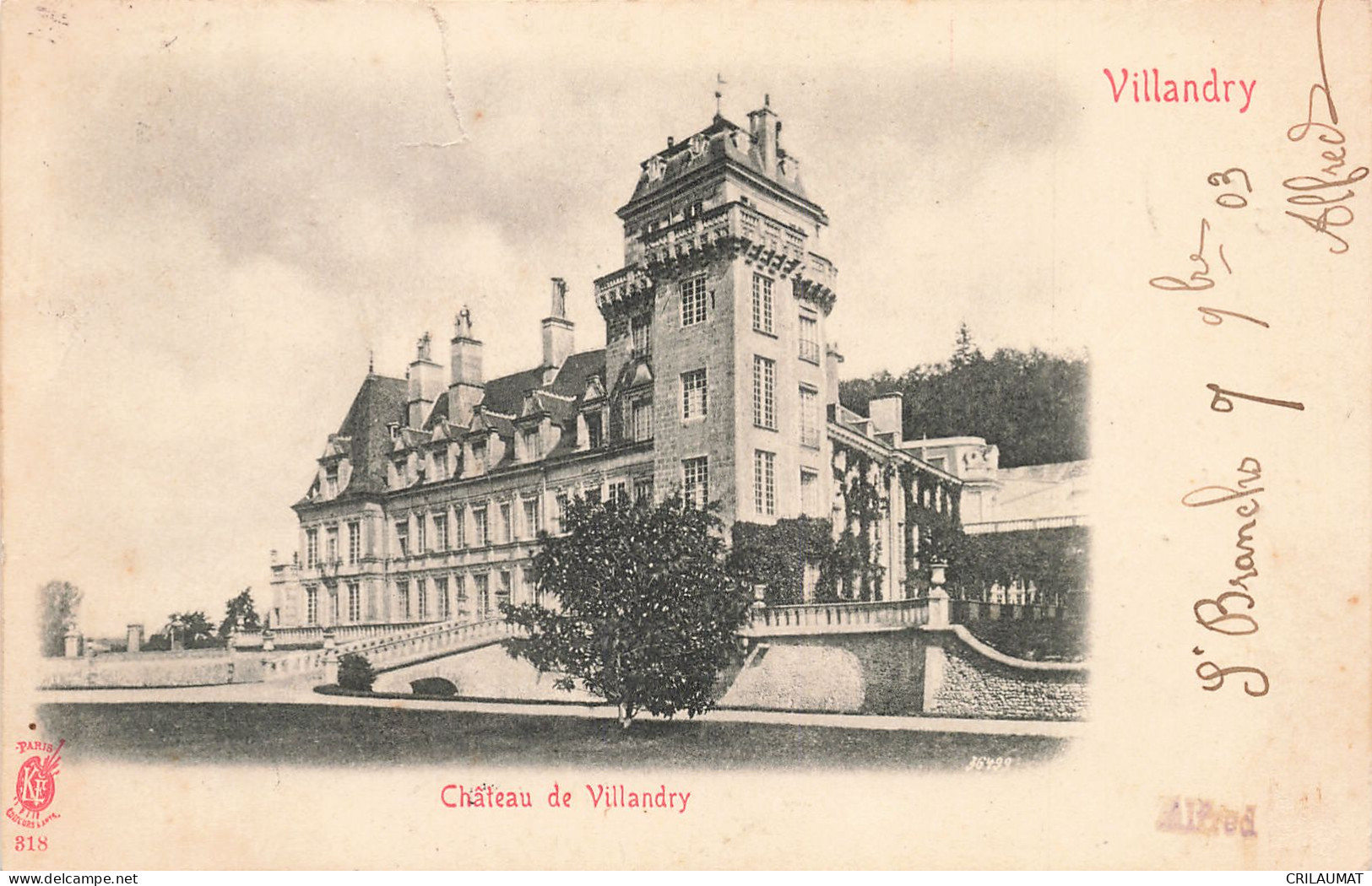 37-VILLANDRY-N°T5268-B/0317 - Otros & Sin Clasificación