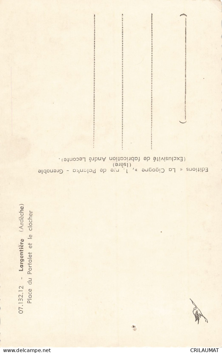 07-LARGENTIERE-N°T5268-A/0143 - Largentiere
