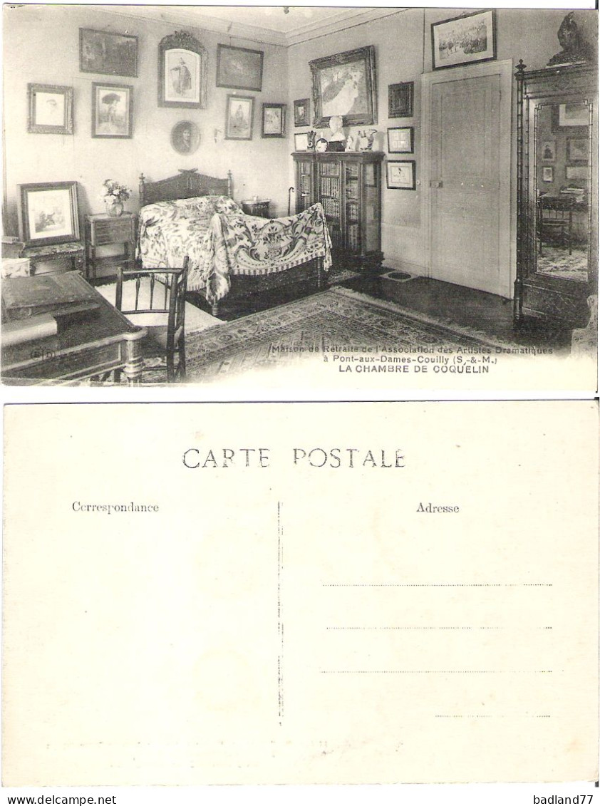 77 - PONT-AUX-DAMES-COUILLY - Maison De Retraite Des Artistes Dramatiques - La Chambre De Coquelin - Altri & Non Classificati