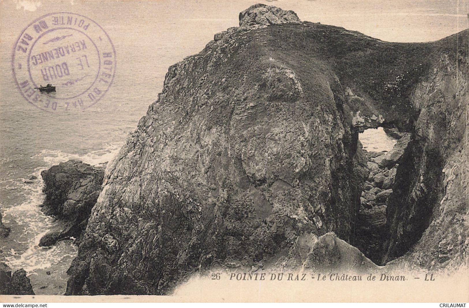 29-POINTE DU RAZ LE CHATEAU DE DINAN-N°T5268-A/0019 - Autres & Non Classés