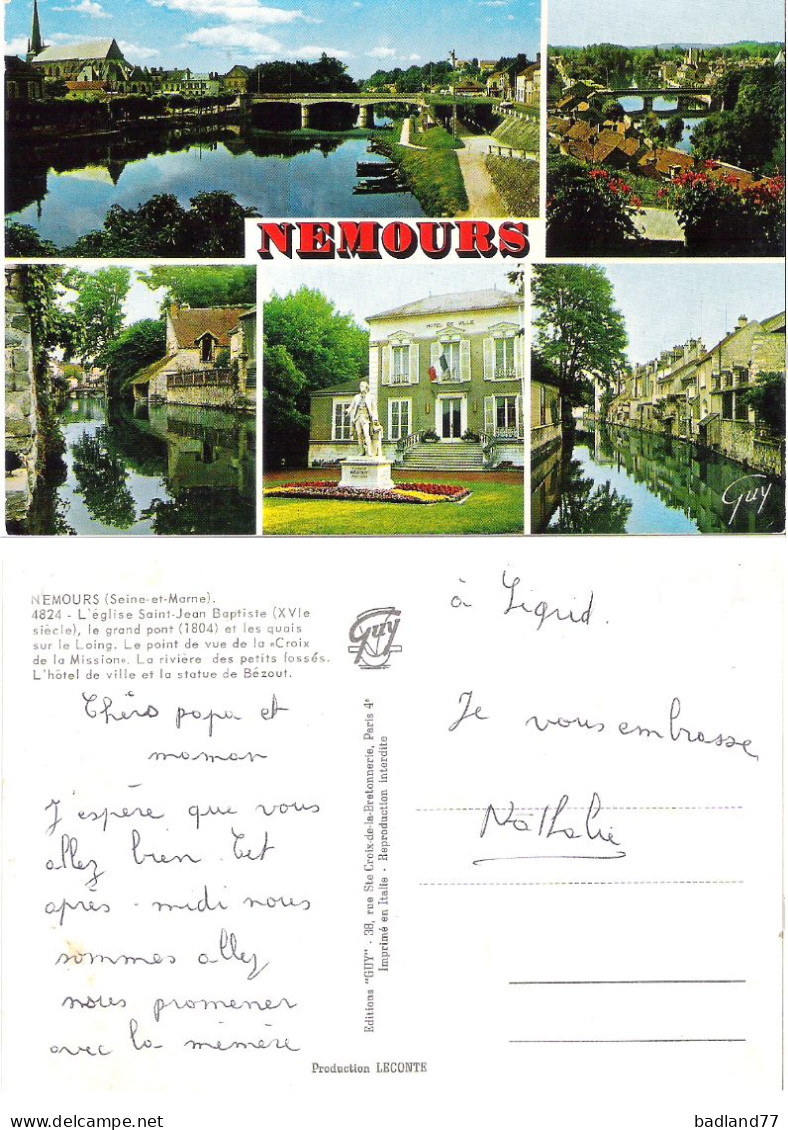 77 - NEMOURS - L Eglise Saint Jean Baptiste - Nemours
