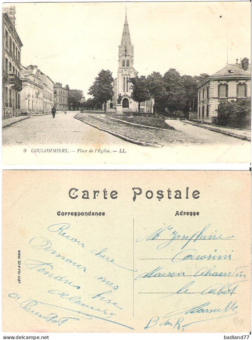 77 - COULOMMIERS - Place De L'Eglise - Coulommiers