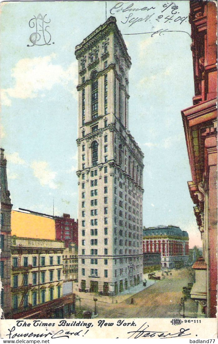 USA - The Times Building, NEW YORK   - Autres & Non Classés