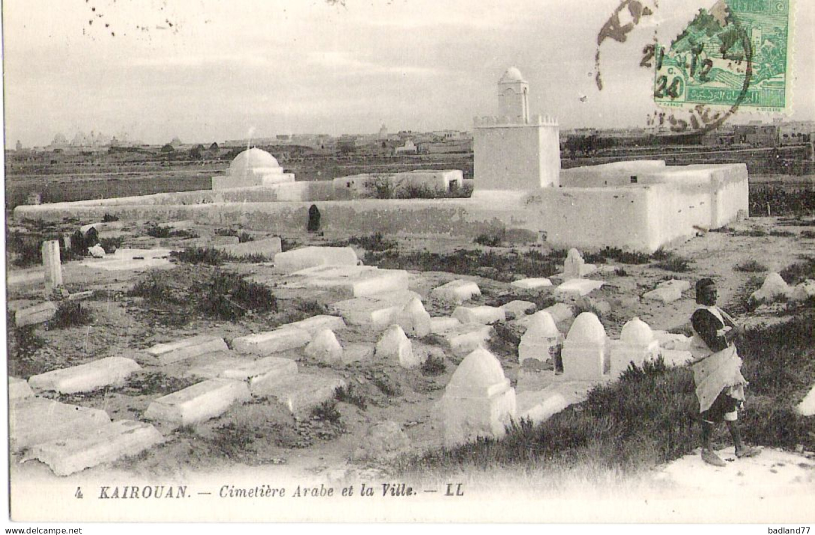 TN - KAIROUAN - Cimetière Arabe Et La Ville  - Tunisie