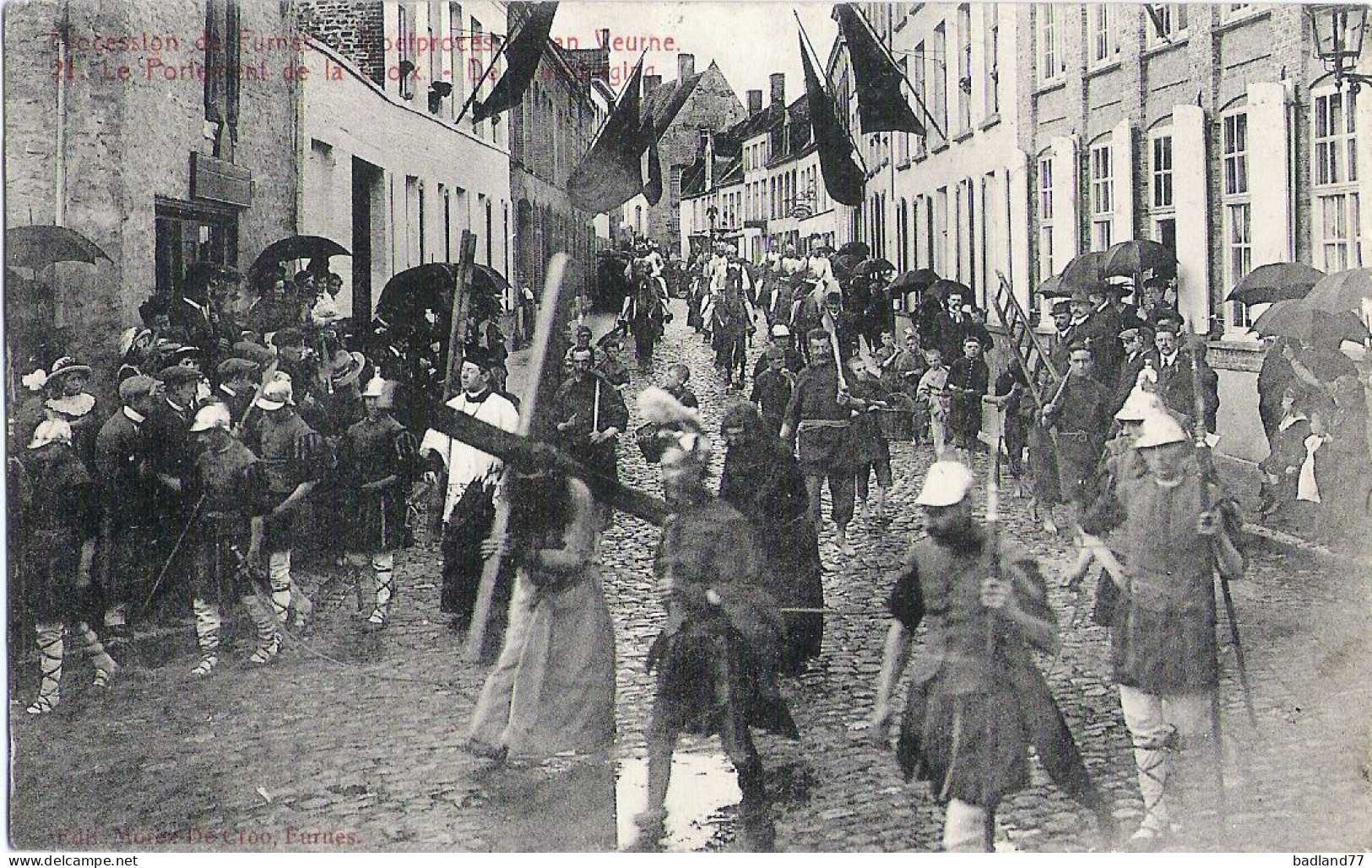 BE - FURNES - Procession - Boetprocessie Van Veurne - 21. Le Portement De La Croix - Other & Unclassified