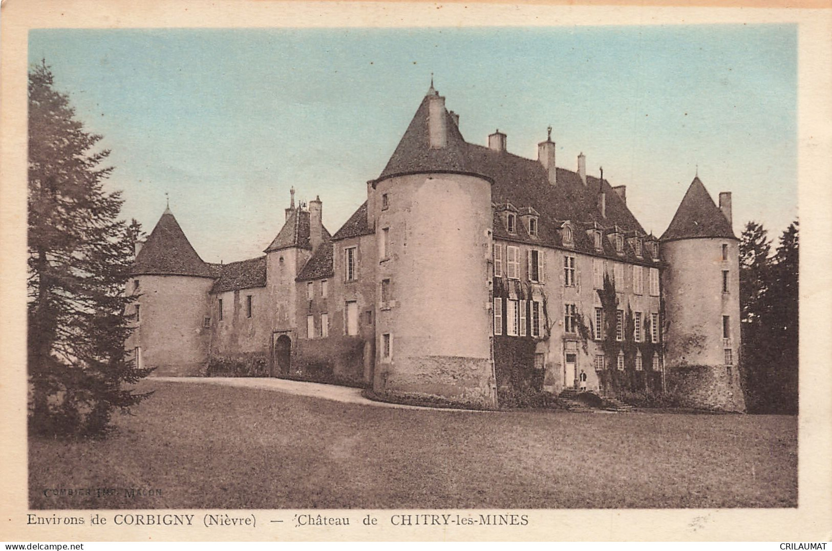 58-CHATEAU DE CHITRY LES MINES-N°T5268-D/0017 - Autres & Non Classés