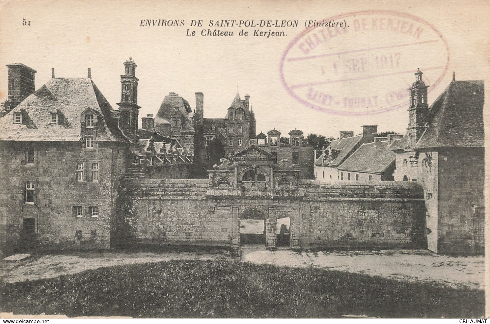 29-KERJEAN LE CHATEAU-N°T5268-H/0035 - Autres & Non Classés