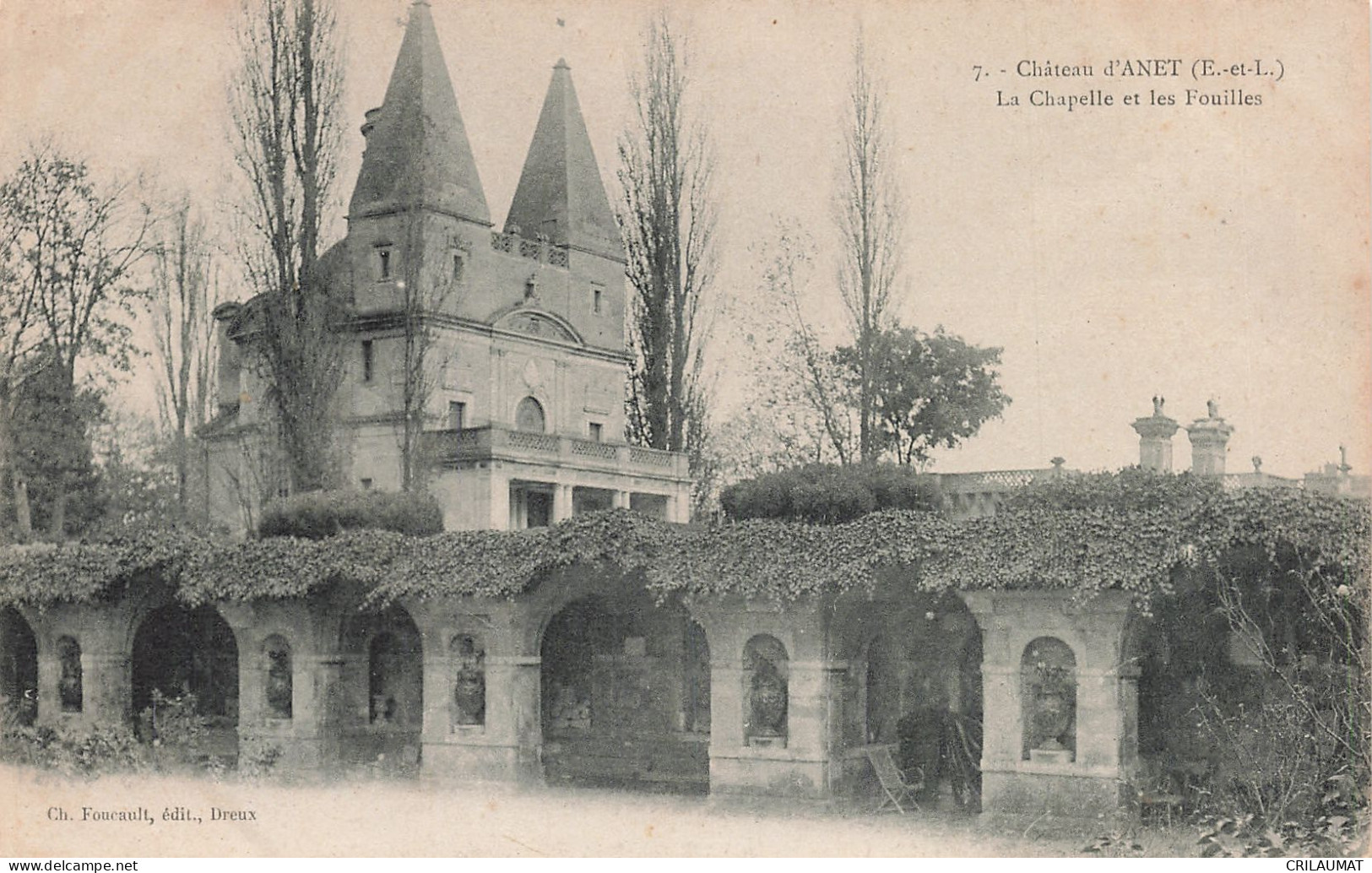 28-ANET LE CHATEAU-N°T5268-G/0121 - Anet