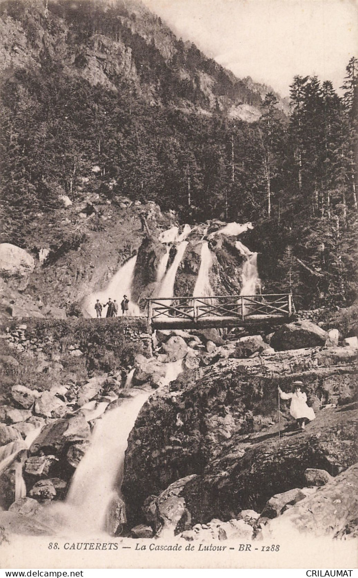 65-CAUTERETS CASCADE DE LUTOUR-N°T5268-F/0293 - Cauterets