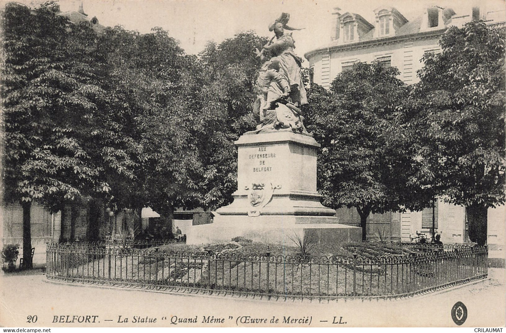 90-BELFORT LA STATUE QUAND MEME-N°T5268-F/0135 - Belfort - City