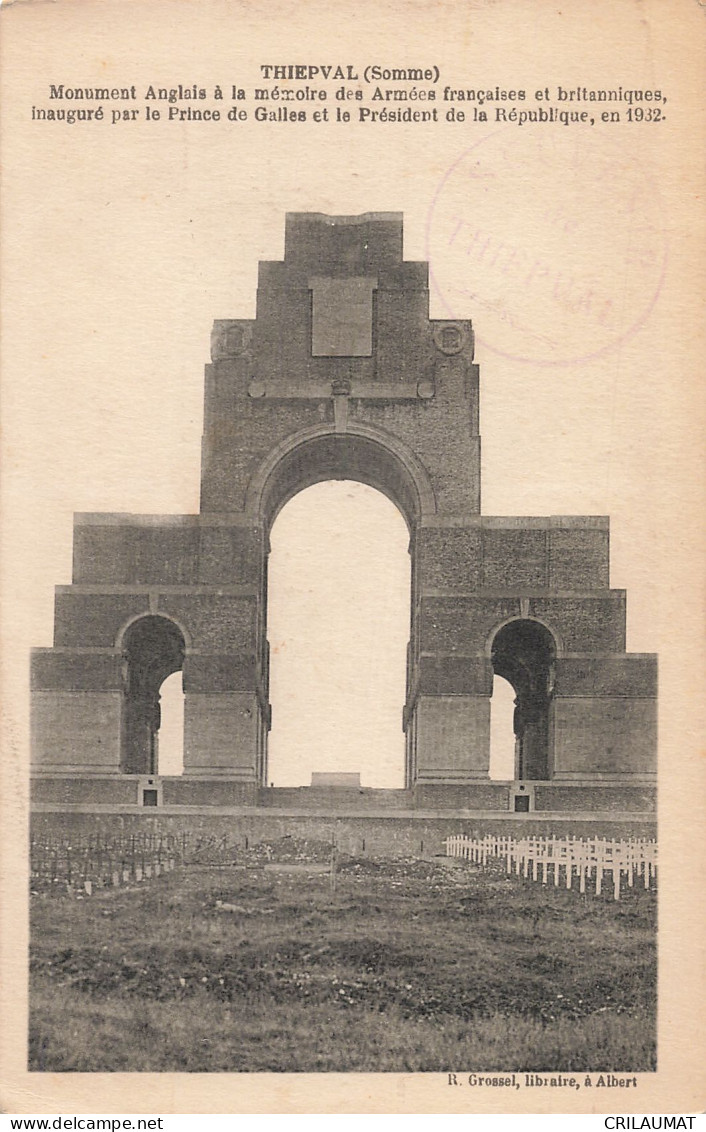 80-THIEPVAL-N°T5269-B/0381 - Sonstige & Ohne Zuordnung