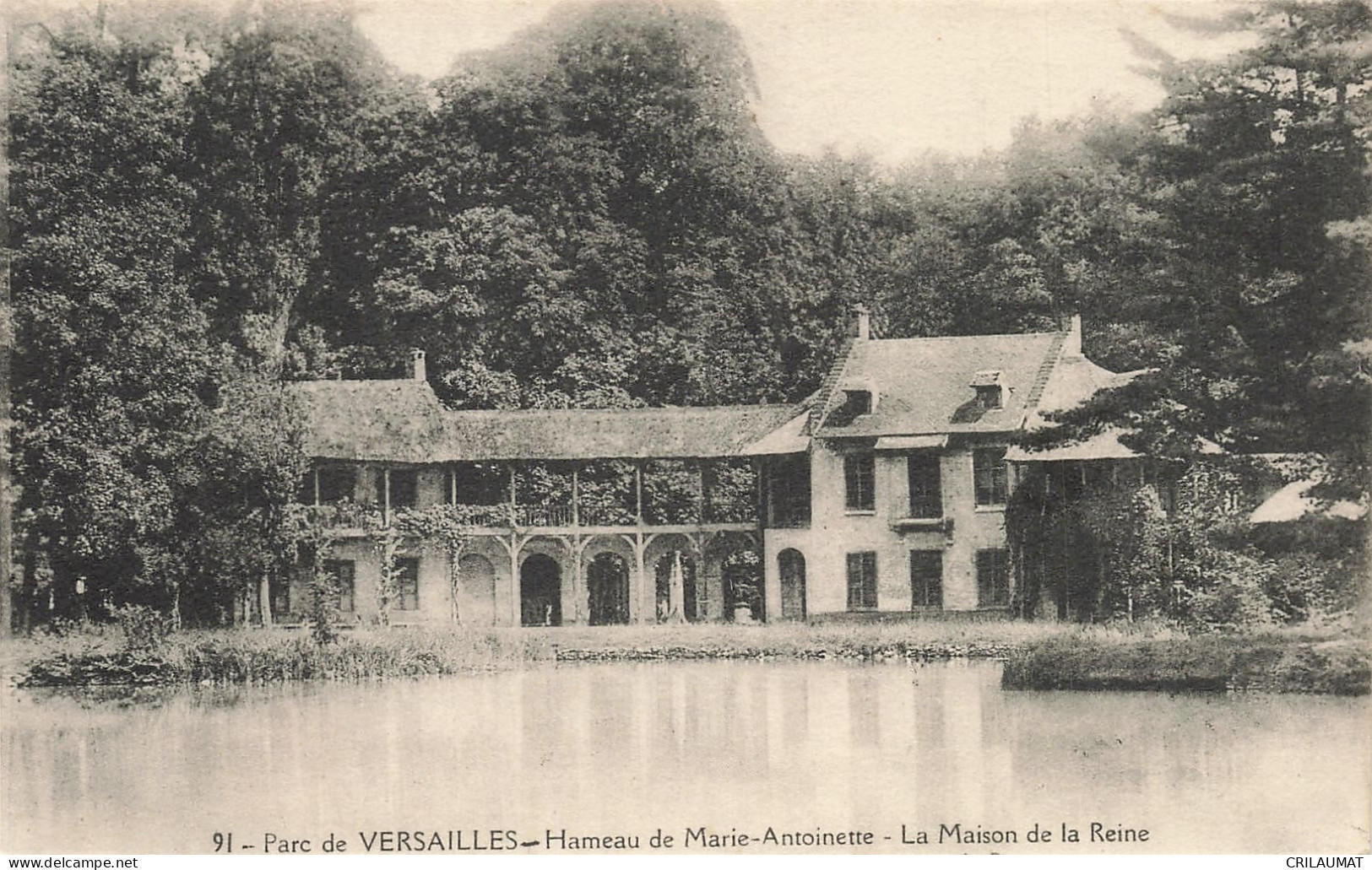 78-VERSAILLES LE PARC HAMEAU DE MARIE ANTOINETTE-N°T5269-B/0367 - Versailles (Château)