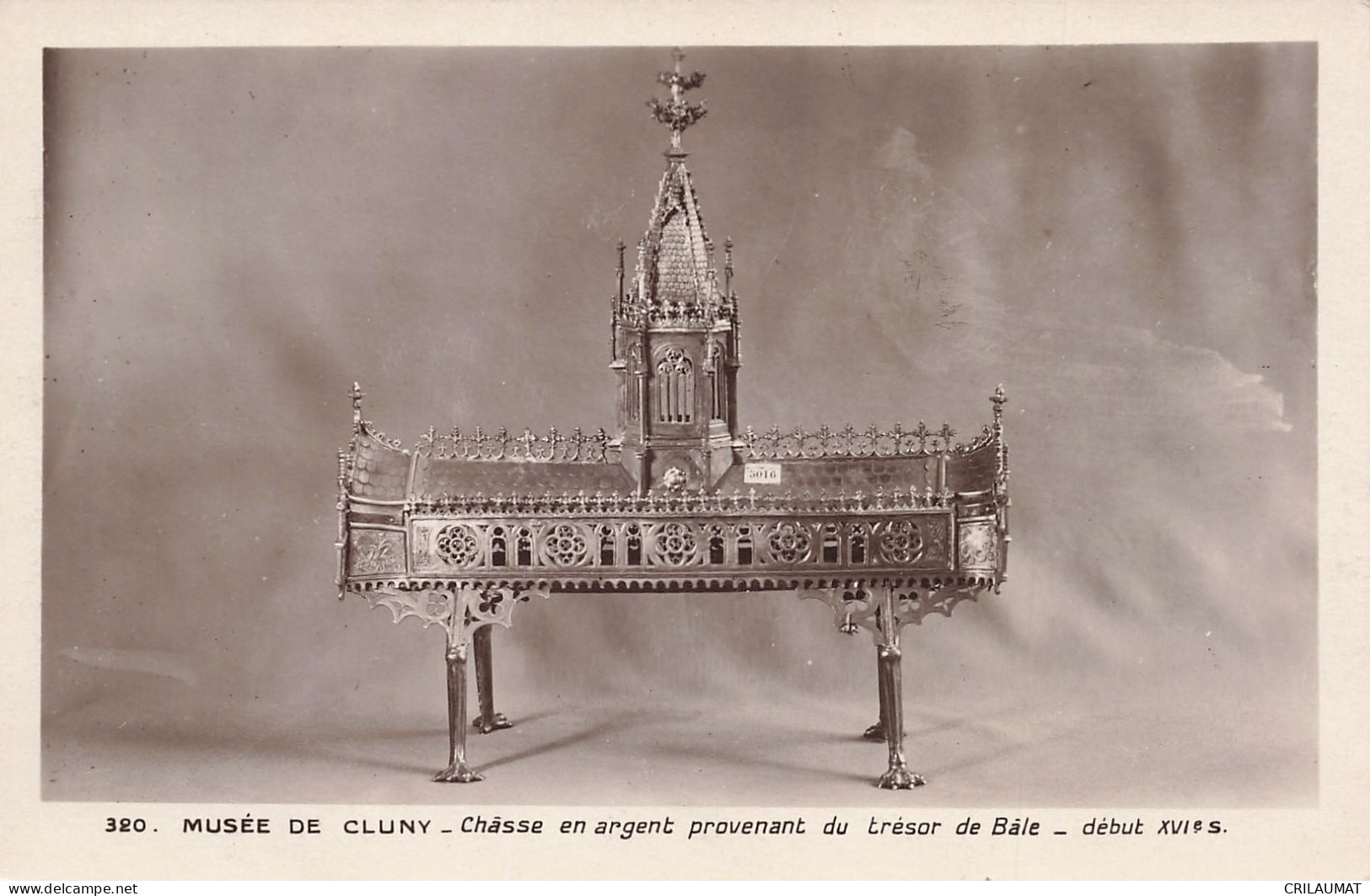 75-PARIS- LE MUSEE DE CLUNY CHASSE EN ARGENT-N°T5269-B/0355 - Sonstige & Ohne Zuordnung