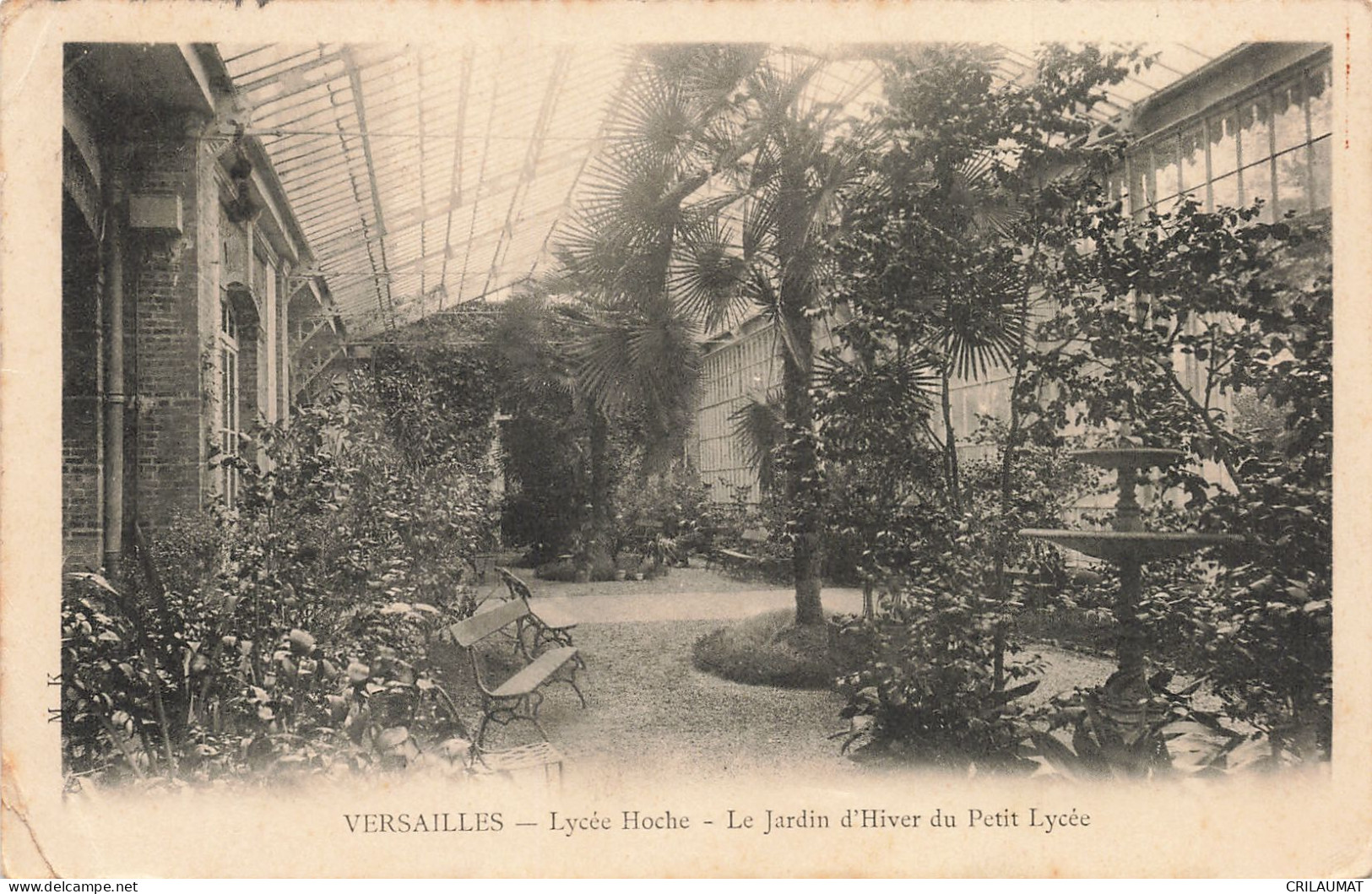 78-VERSAILLES LYCEE HOCHE LE HARDIN D HIVER-N°T5269-B/0347 - Versailles (Castillo)