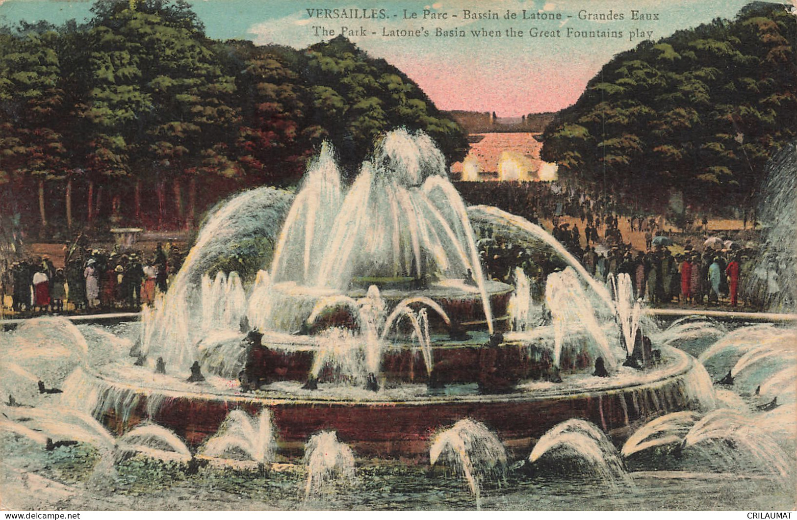 78-VERSAILLES LE PARC BASSIN DE LATONE-N°T5269-B/0227 - Versailles (Castillo)