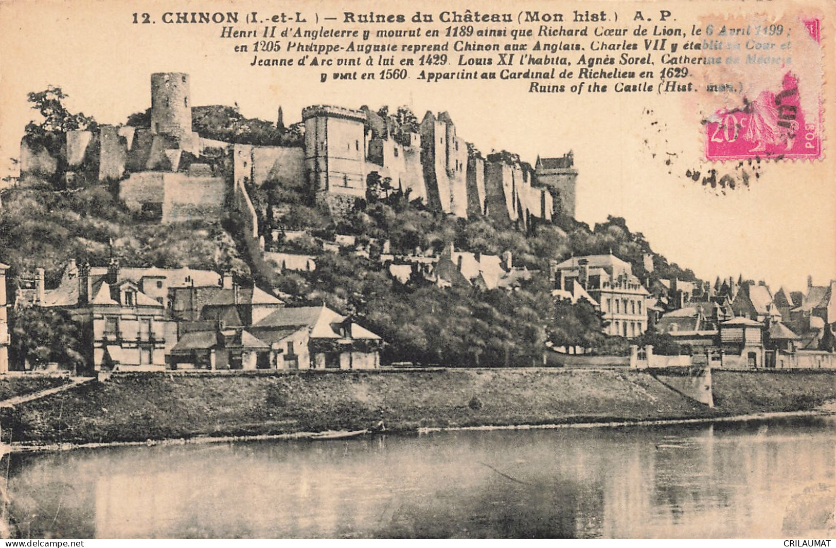 37-CHINON-N°T5269-B/0203 - Chinon