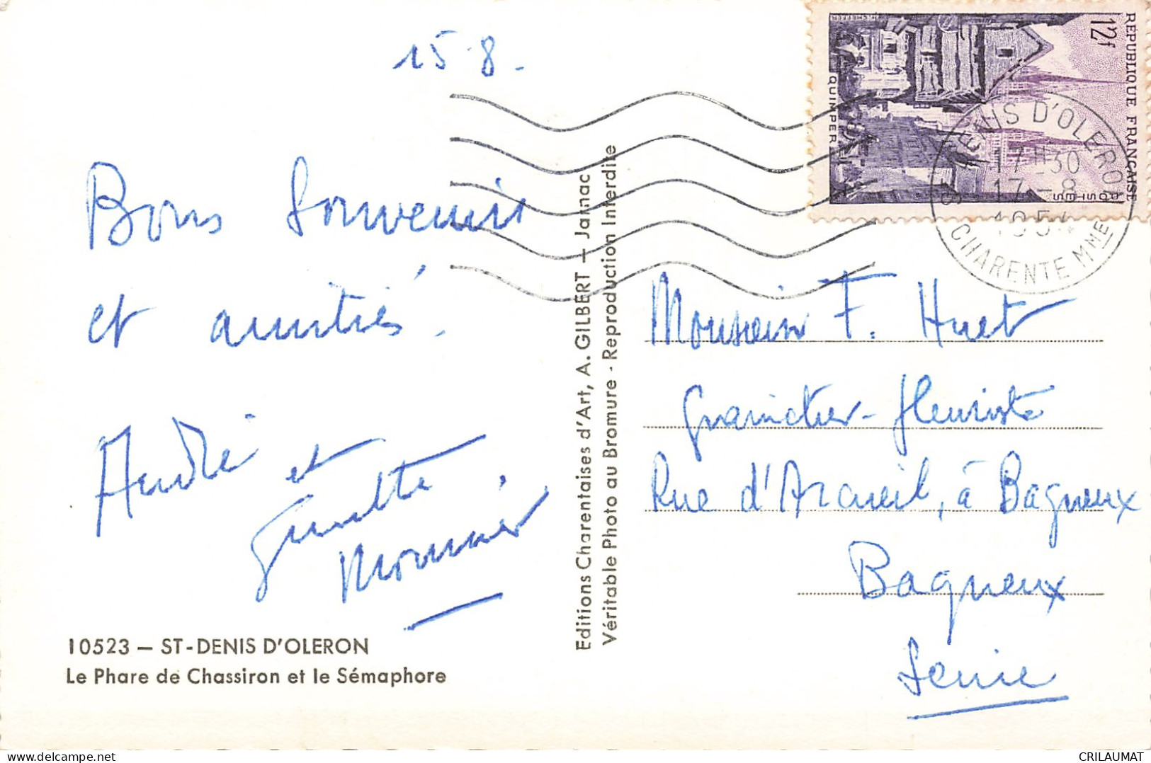 17-SAINT DENIS D OLERON LE PHARE DE CHASSIRON-N°T5269-B/0119 - Other & Unclassified