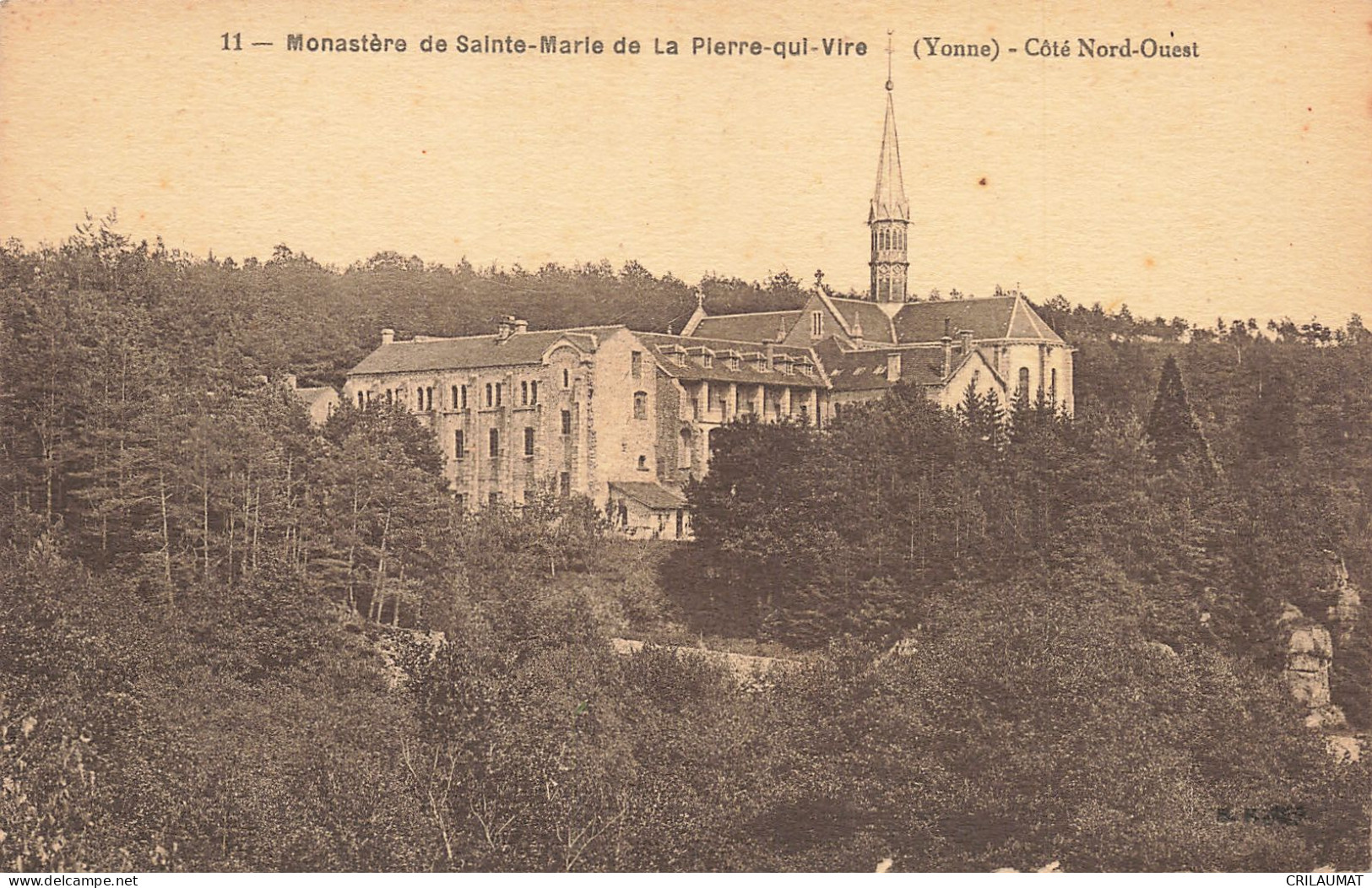 89-MONASTERE DE SAINTE MARIE DE LA PIERRE QUI VIRE-N°T5269-B/0049 - Other & Unclassified