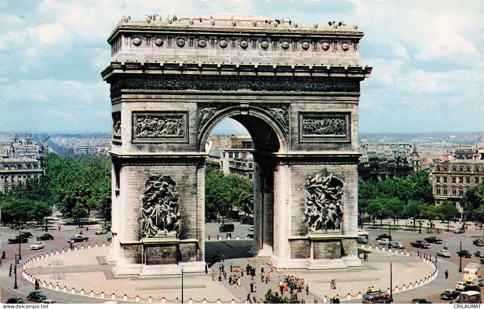 75-PARIS L ARC DE TRIOMPHE-N°T5269-A/0343 - Arc De Triomphe