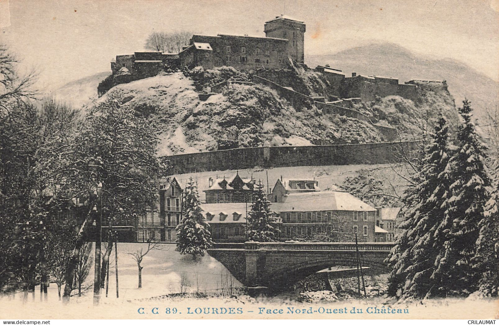 65-LOURDES LE CHATEAU-N°T5269-A/0331 - Lourdes