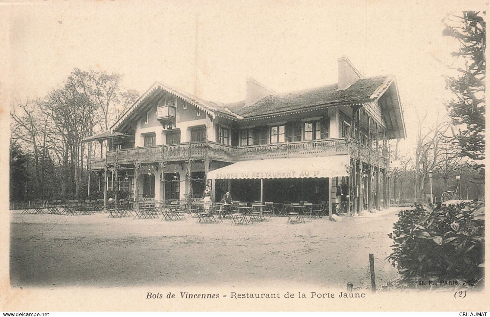 94-BOIS DE VINCENNES RESTAURANT DE LA PORTE JAUNE-N°T5269-A/0121 - Autres & Non Classés