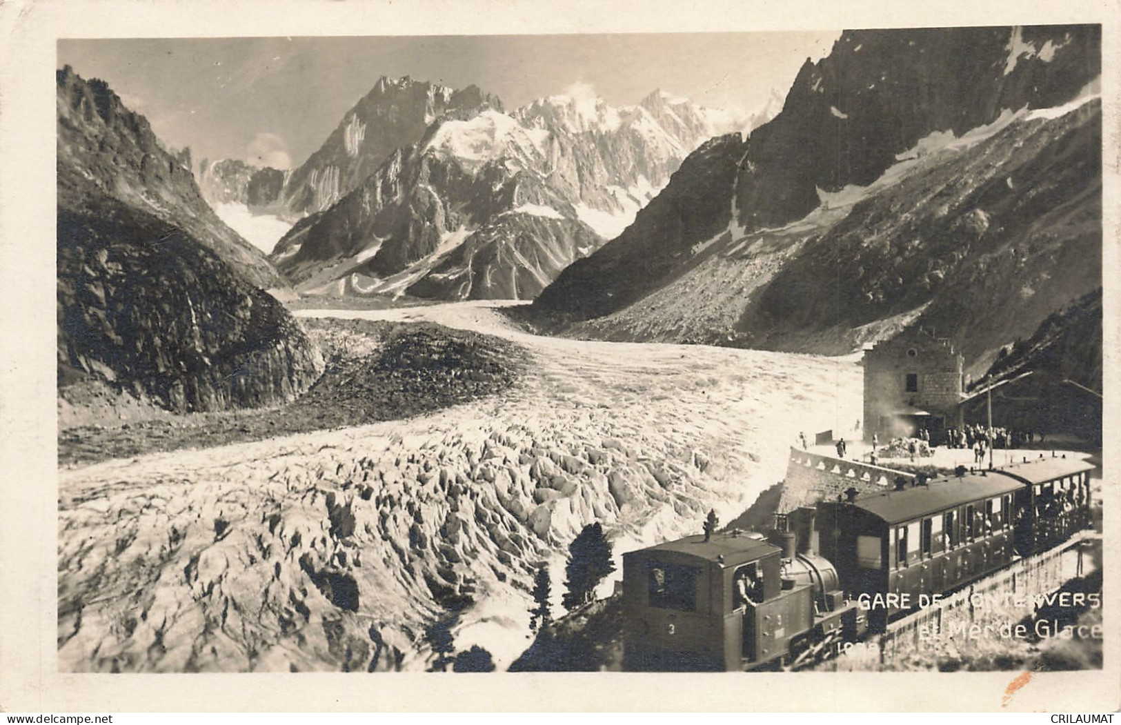 74-GARE DE MONTENVERS ET MER DE GLACE-N°T5269-E/0135 - Otros & Sin Clasificación