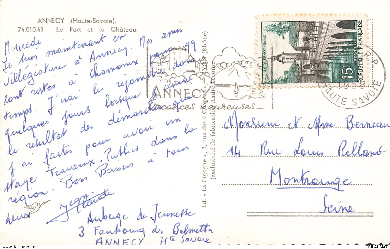 74-ANNECY-N°T5269-E/0131 - Annecy