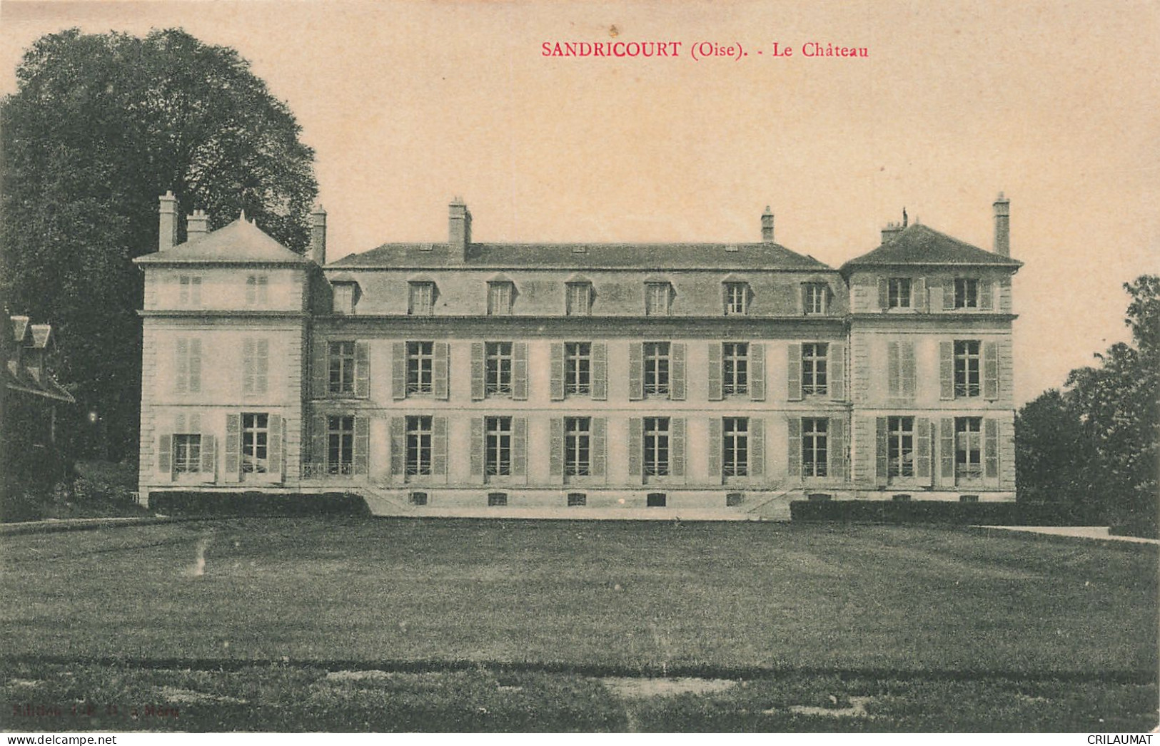 60-SANDRICOURT-N°T5269-C/0327 - Autres & Non Classés