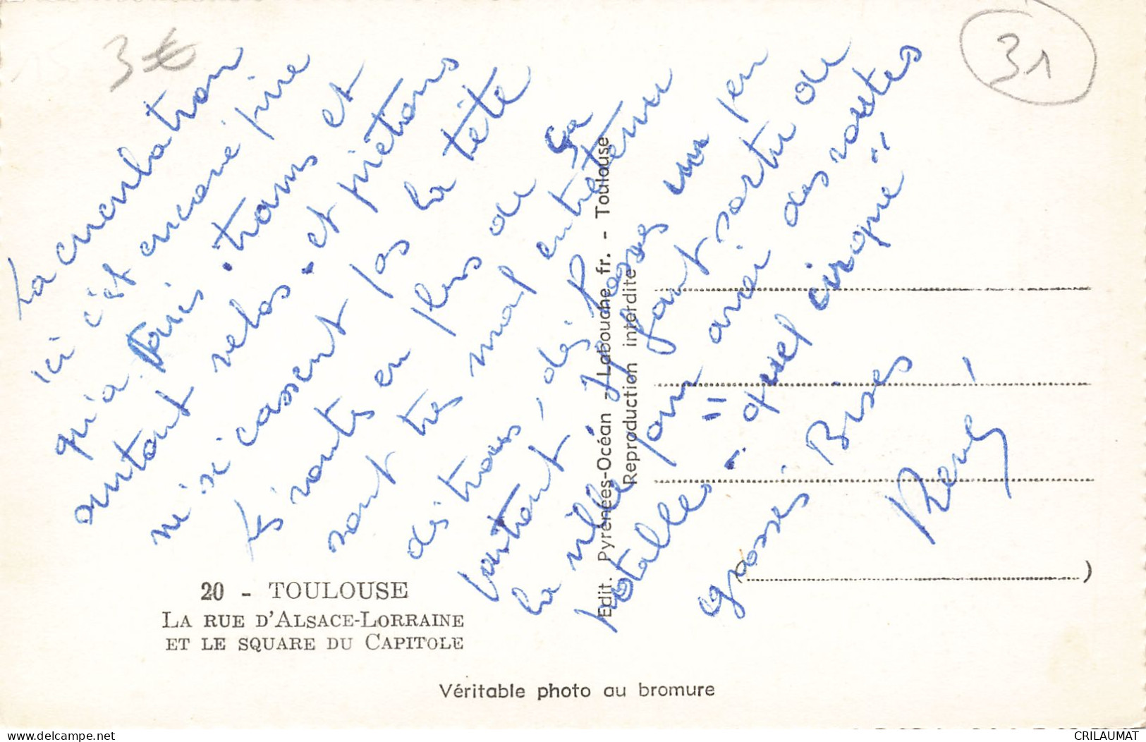 31-TOULOUSE-N°T5269-C/0161 - Toulouse