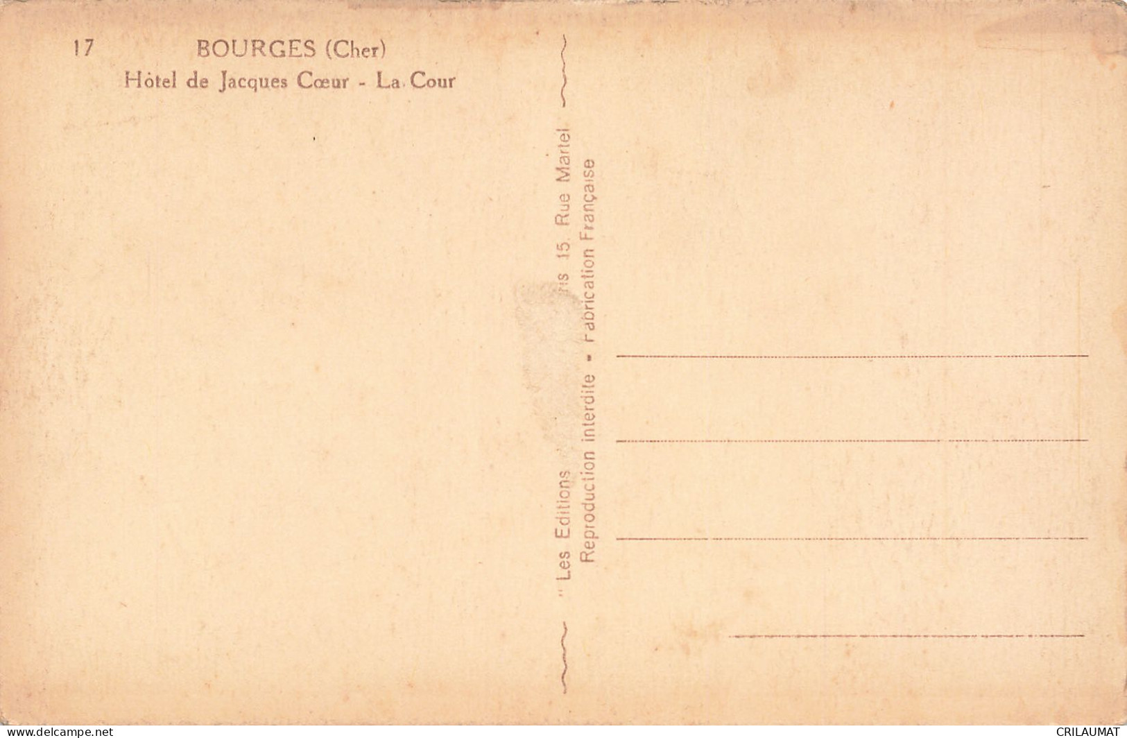 18-BOURGES-N°T5269-H/0007 - Bourges