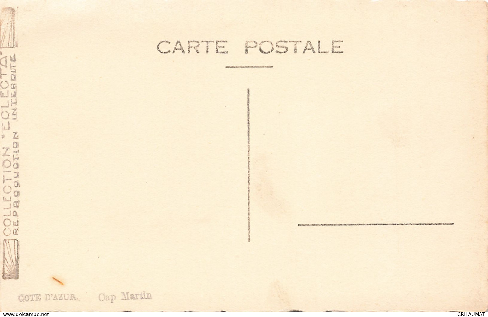 06-CAP MARTIN-N°T5269-G/0189 - Other & Unclassified