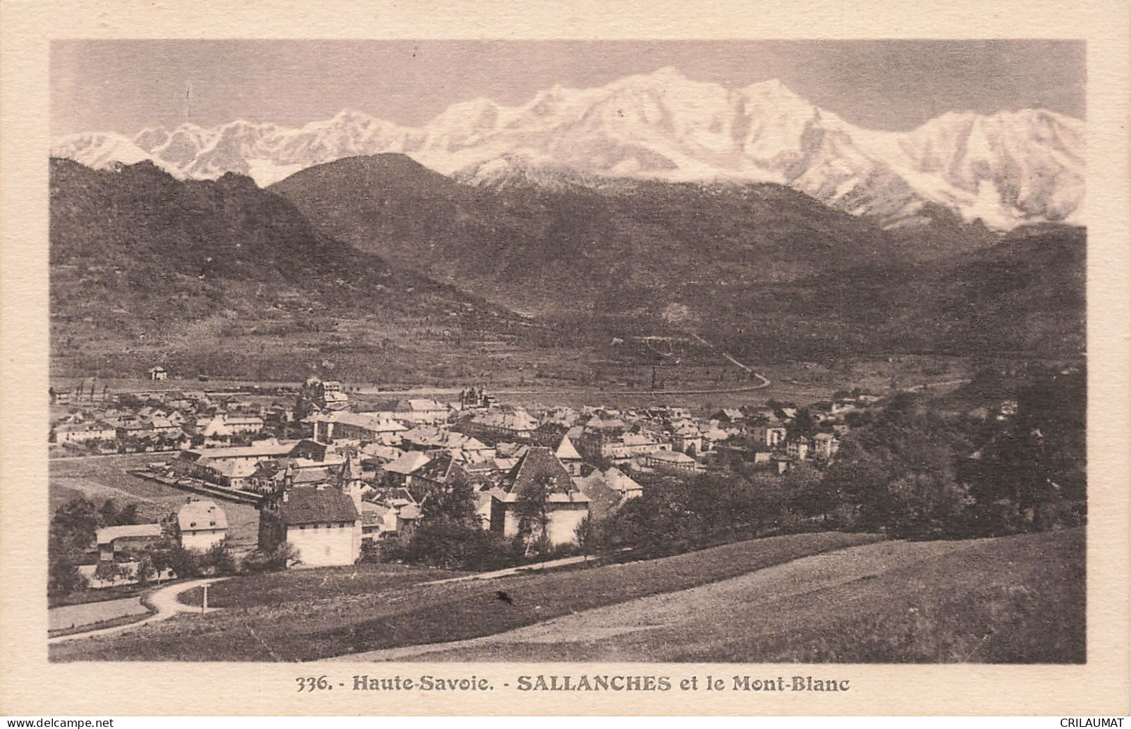 74-SALLANCHES ET LE MONT BLANC-N°T5269-G/0147 - Other & Unclassified