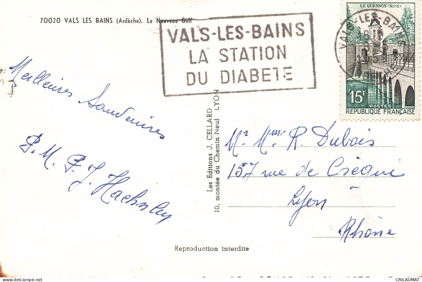 07-VALS LES BAINS-N°T5269-G/0109 - Vals Les Bains