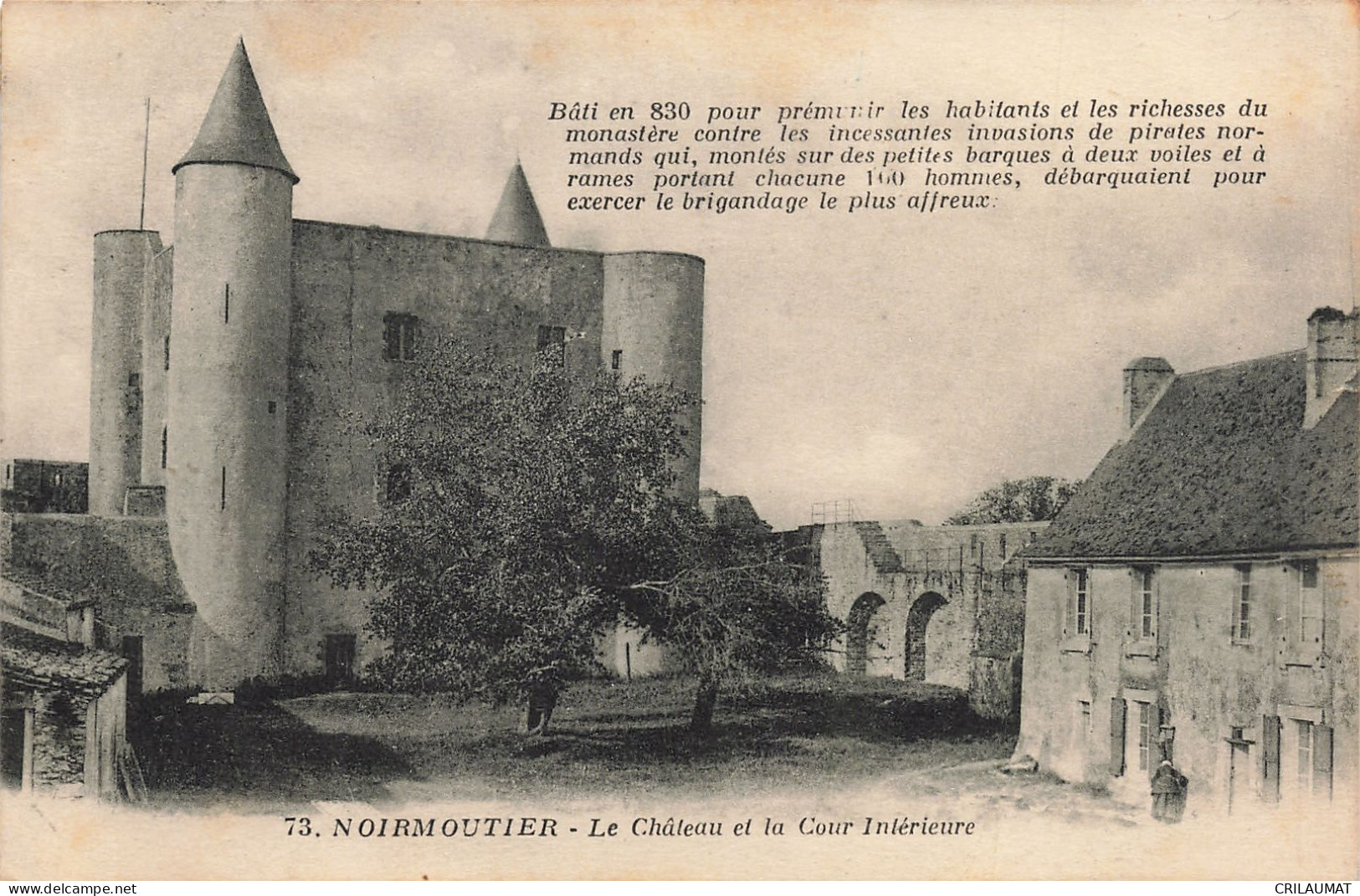 85-NOIRMOUTIER LE CHATEAU-N°T5269-F/0205 - Noirmoutier