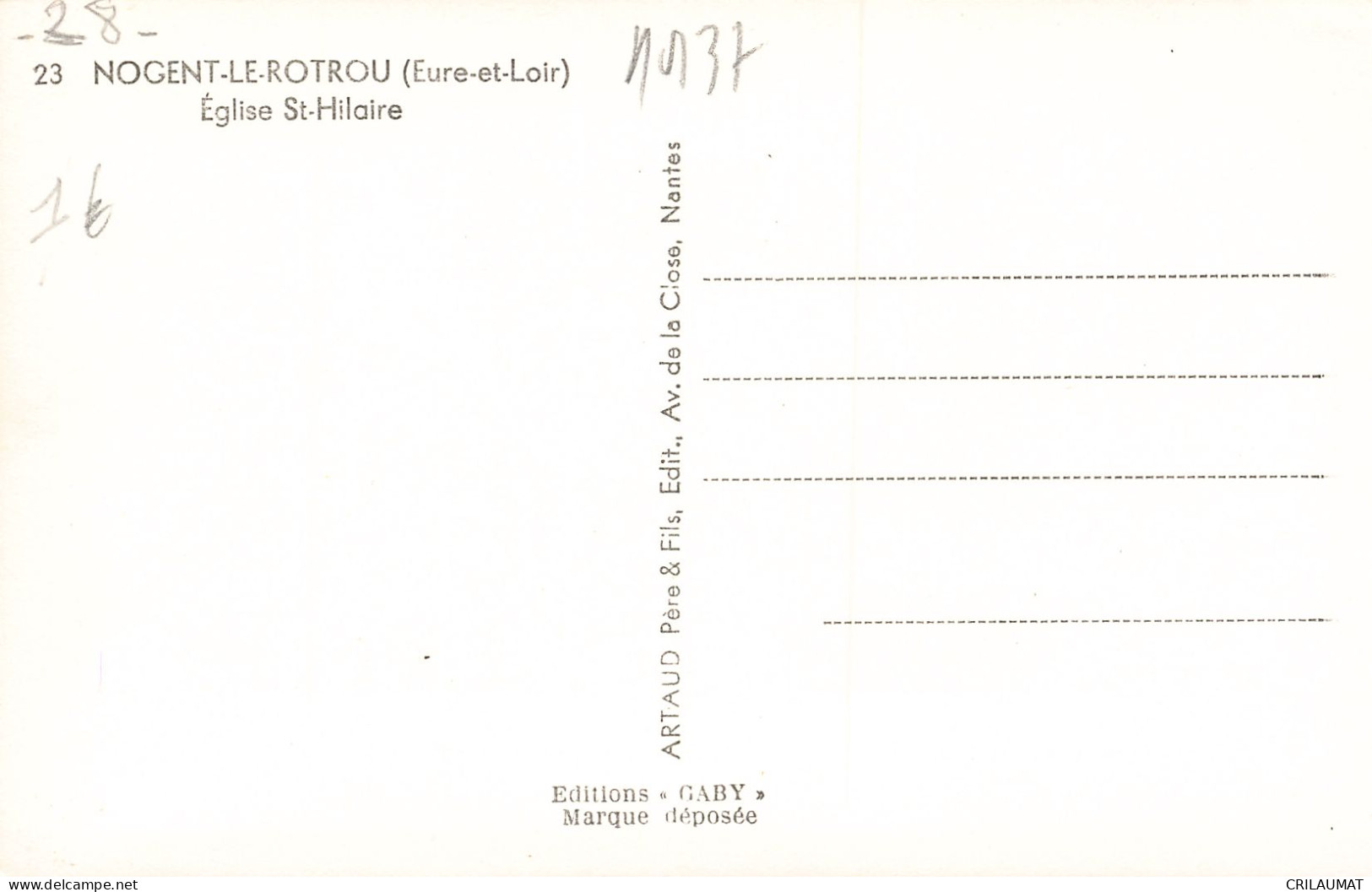 28-NOGENT LE ROTROU-N°T5270-B/0101 - Nogent Le Rotrou