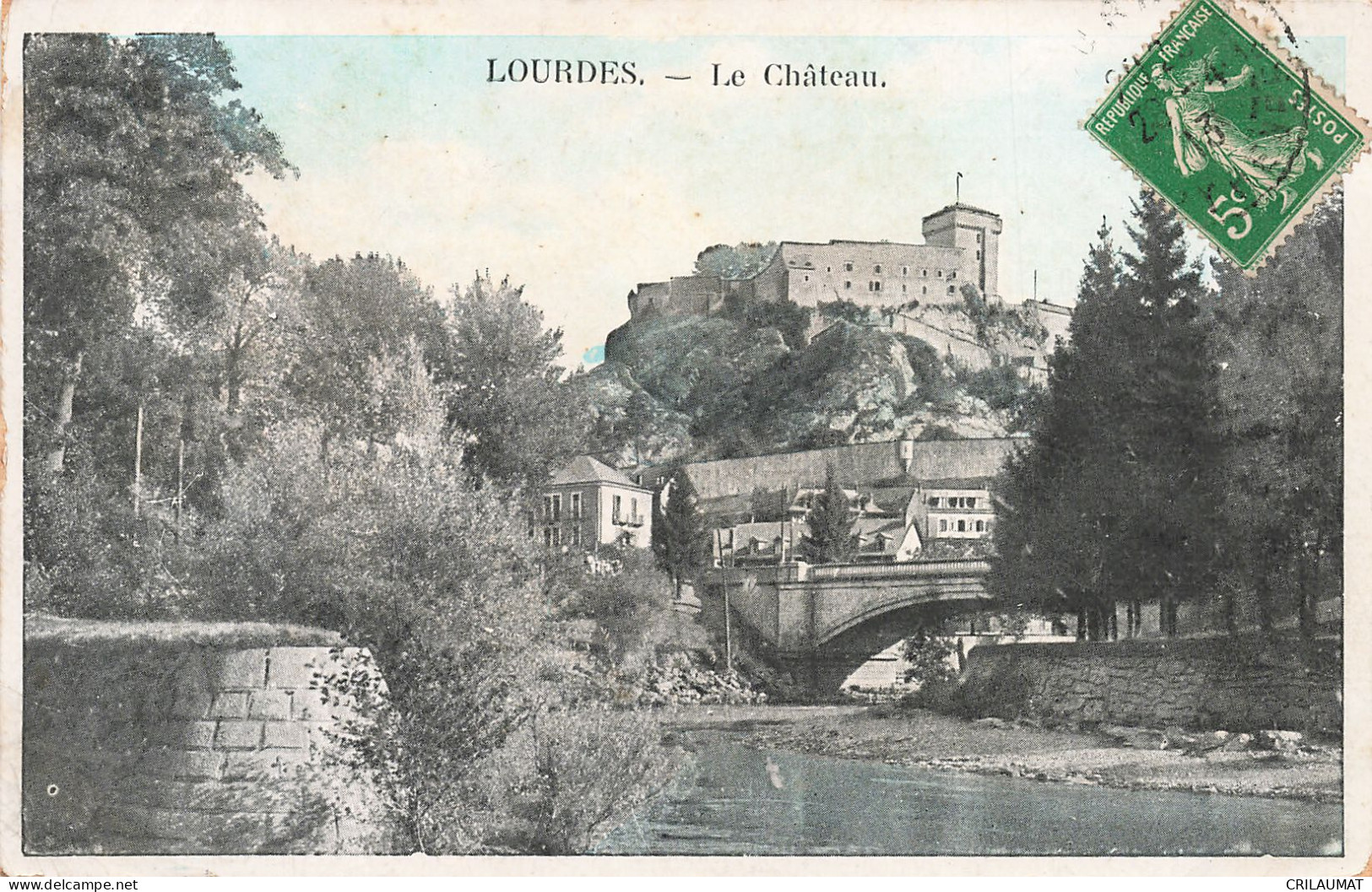 65-LOURDES LE CHATEAU-N°T5270-B/0059 - Lourdes