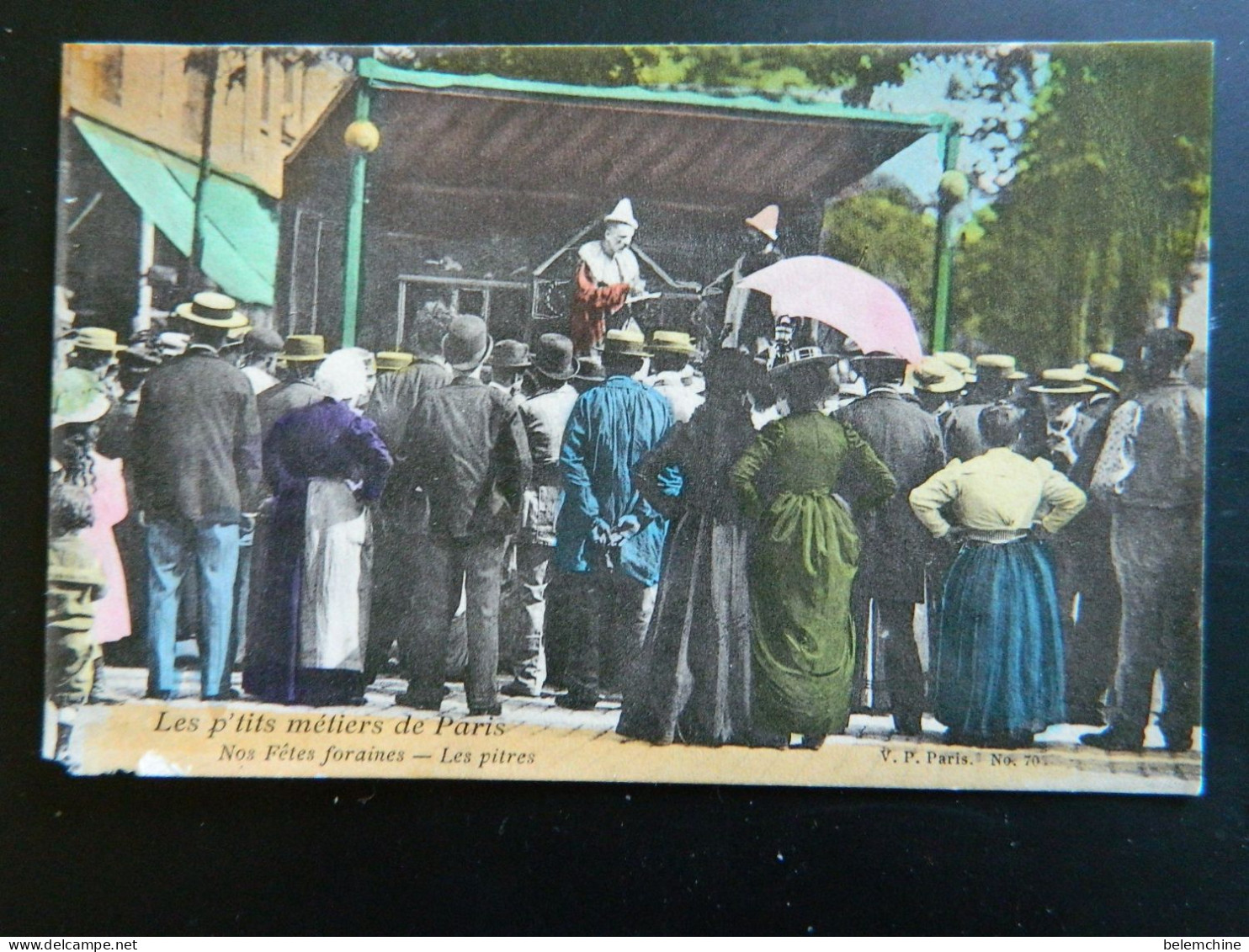 LES P'TITS METIERS DE PARIS         NOS FETES FORAINES           LES PITRES    CLOWNS       (usures Angle Bas Gauche) - Petits Métiers à Paris